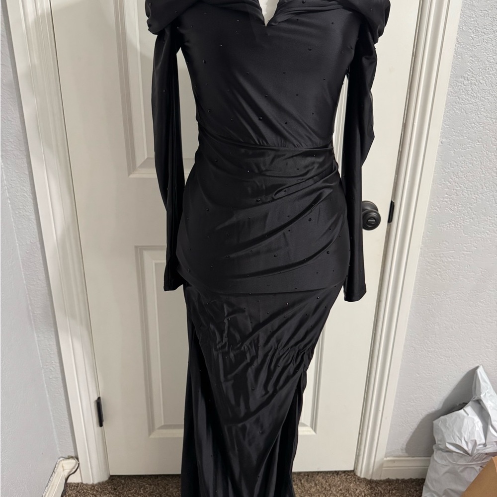 Elegant Black Women's Dress